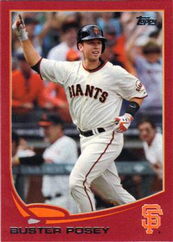 2013 Topps - Red #128 Buster Posey Front