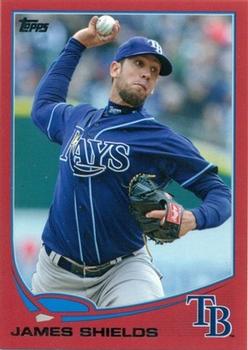 2013 Topps - Red #133 James Shields Front