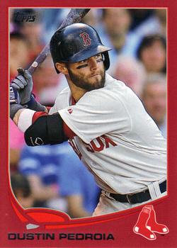 2013 Topps - Red #15 Dustin Pedroia Front