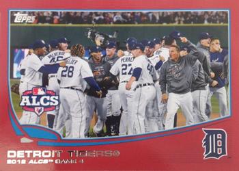 2013 Topps - Red #179 Detroit Tigers ALCS Front