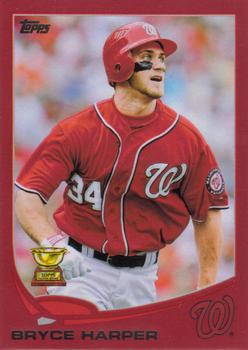 2013 Topps - Red #1 Bryce Harper Front