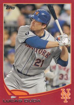 2013 Topps - Red #21 Lucas Duda Front
