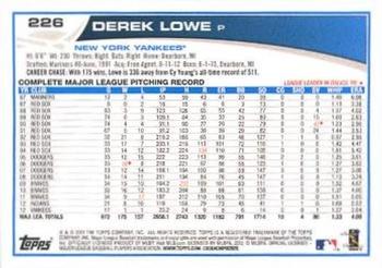 2013 Topps - Red #226 Derek Lowe Back