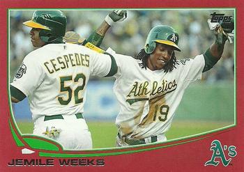 2013 Topps - Red #23 Jemile Weeks Front