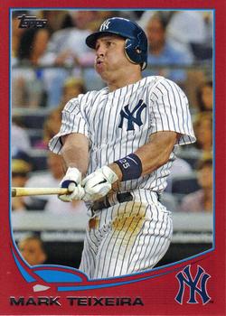 2013 Topps - Red #25 Mark Teixeira Front