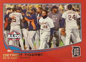 2013 Topps - Red #42 Detroit Tigers ALDS Front