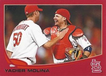 2013 Topps - Red #4 Yadier Molina Front