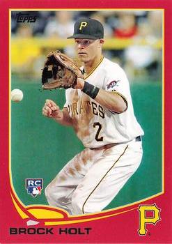 2013 Topps - Red #171 Brock Holt Front