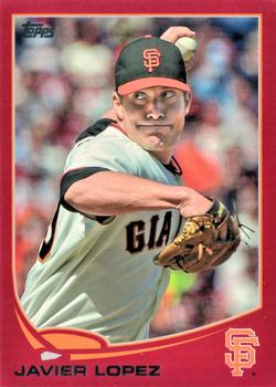 2013 Topps - Red #192 Javier Lopez Front