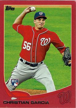 2013 Topps - Red #278 Christian Garcia Front