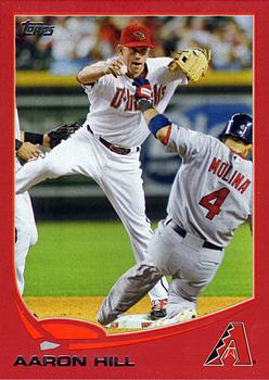 2013 Topps - Red #302 Aaron Hill Front