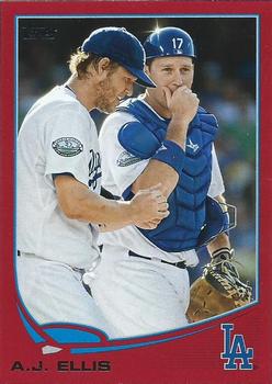 2013 Topps - Red #314 A.J. Ellis Front