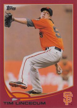 2013 Topps - Red #55 Tim Lincecum Front