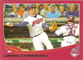 2013 Topps - Red #341 Lonnie Chisenhall Front