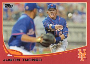 2013 Topps - Red #388 Justin Turner Front