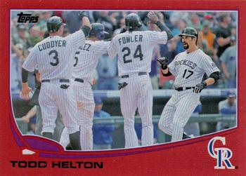 2013 Topps - Red #532 Todd Helton Front