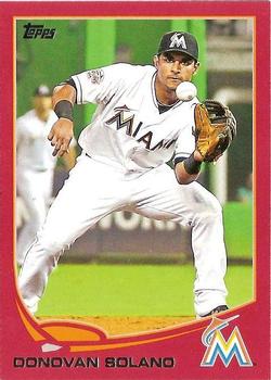 2013 Topps - Red #543 Donovan Solano Front