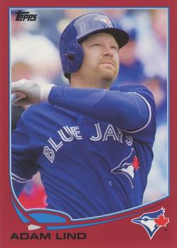 2013 Topps - Red #557 Adam Lind Front