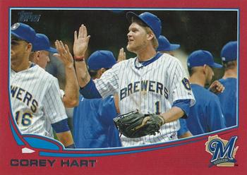 2013 Topps - Red #574 Corey Hart Front