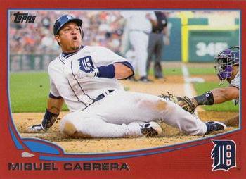 2013 Topps - Red #660 Miguel Cabrera Front