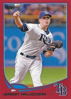 2013 Topps - Red #58 Jeremy Hellickson Front