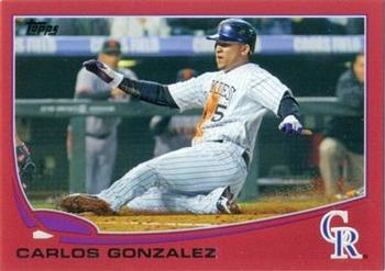 2013 Topps - Red #5 Carlos Gonzalez Front