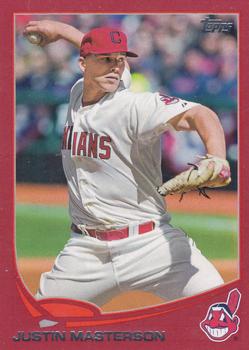 2013 Topps - Red #63 Justin Masterson Front