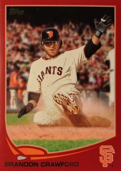 2013 Topps - Red #73 Brandon Crawford Front