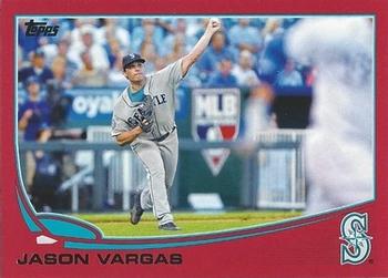 2013 Topps - Red #82 Jason Vargas Front