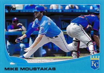 2013 Topps - Blue #100 Mike Moustakas Front