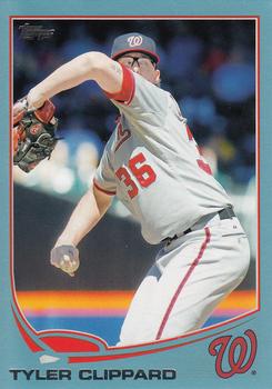 2013 Topps - Blue #136 Tyler Clippard Front
