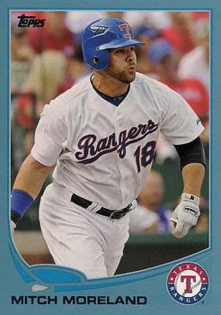 2013 Topps - Blue #18 Mitch Moreland Front
