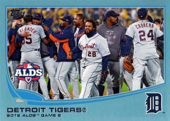 2013 Topps - Blue #42 Detroit Tigers Front