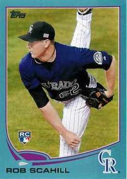 2013 Topps - Blue #185 Rob Scahill Front