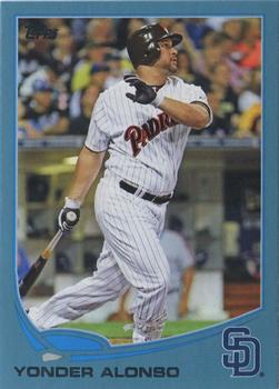 2013 Topps - Blue #223 Yonder Alonso Front