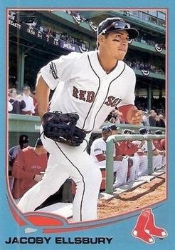 2013 Topps - Blue #241 Jacoby Ellsbury Front