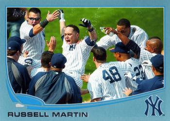 2013 Topps - Blue #282 Russell Martin Front