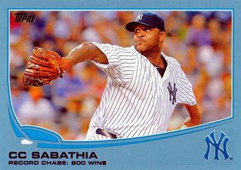 2013 Topps - Blue #359 CC Sabathia Front