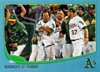 2013 Topps - Blue #408 Coco Crisp Front