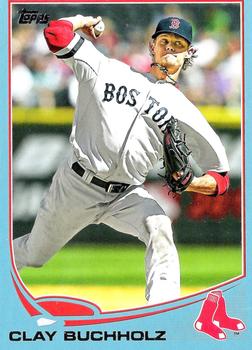 2013 Topps - Blue #503 Clay Buchholz Front