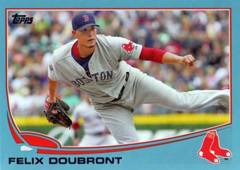 2013 Topps - Blue #508 Felix Doubront Front