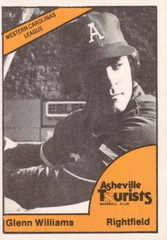 1977 TCMA Asheville Tourists #0003 Glenn Williams Front