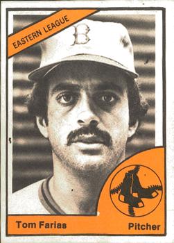 1977 TCMA Bristol Red Sox #0643 Tom Farias Front