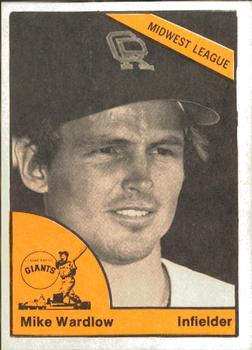 1977 TCMA Cedar Rapids Giants #0235 Mike Wardlow Front
