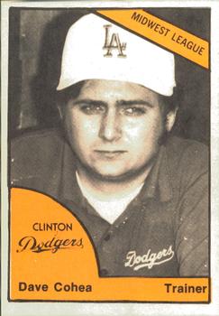 1977 TCMA Clinton Dodgers #0336 Dave Cohea Front