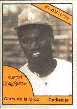 1977 TCMA Clinton Dodgers #0338 Gerry de la Cruz Front