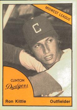 1977 TCMA Clinton Dodgers #0321 Ron Kittle Front