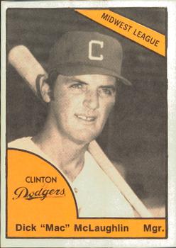 1977 TCMA Clinton Dodgers #0322 Dick McLaughlin Front