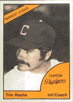 1977 TCMA Clinton Dodgers #0334 Tim Roche Front