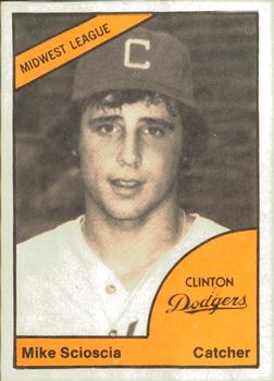 1977 TCMA Clinton Dodgers #0326 Mike Scioscia Front